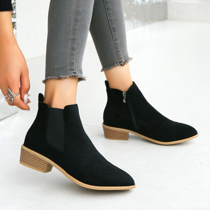 Womens Ankle Boots Leather Classic Fit