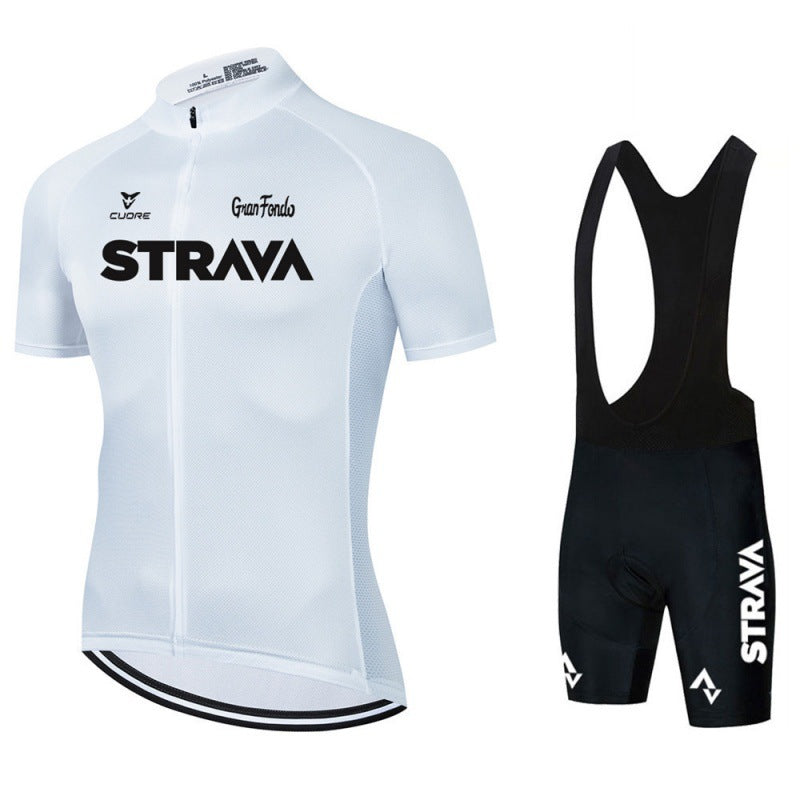 Mens Cycling Kit Breathable Jersey and Bib Shorts Performance Fit