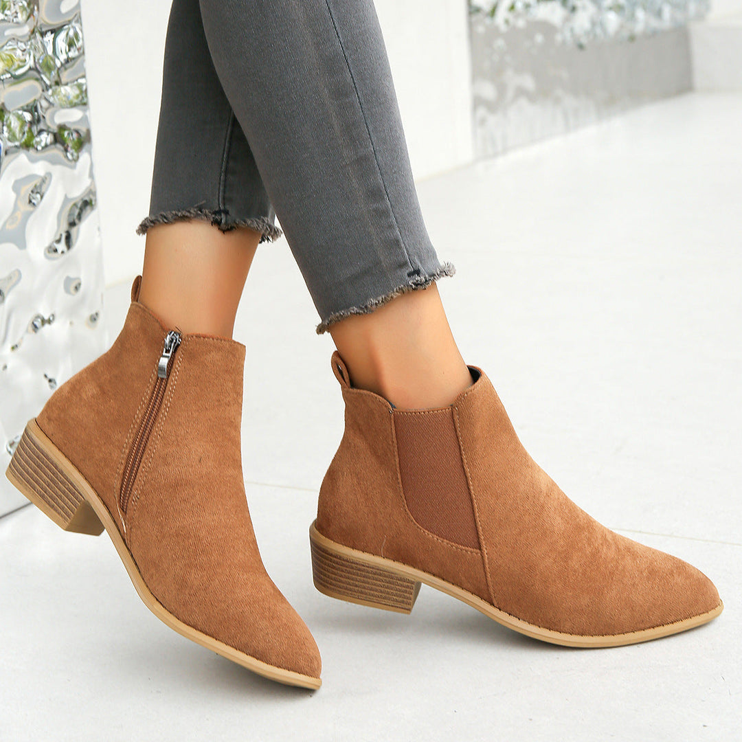 Womens Ankle Boots Leather Classic Fit