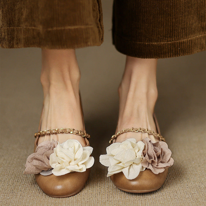 Womens Genuine Leather Shoes Classic Fit