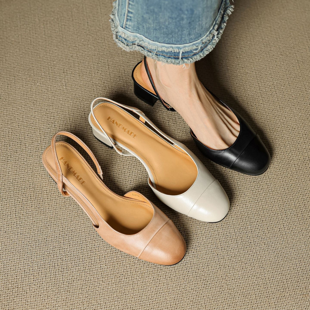 Womens Genuine Leather Pumps Classic Fit