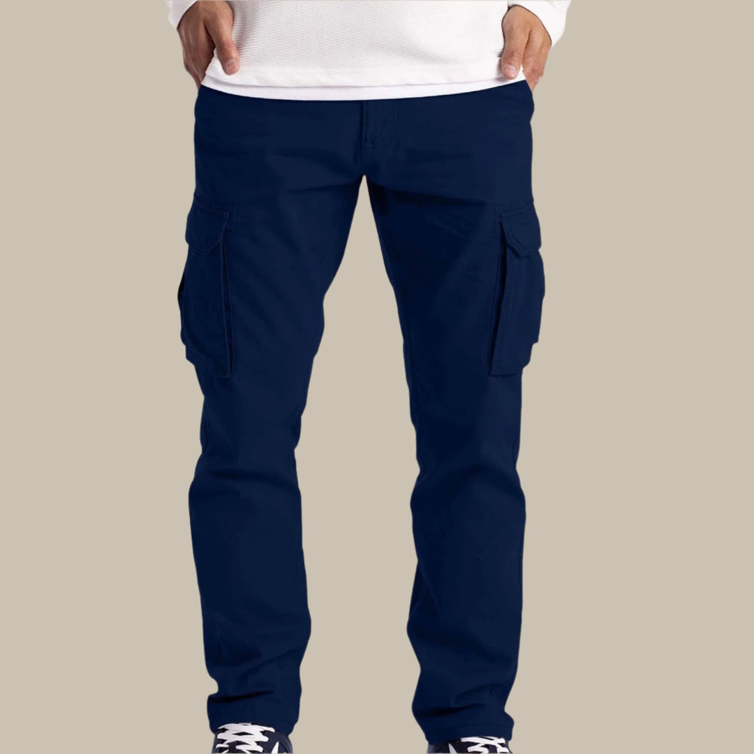 Mens Cargo Pants Stretch Comfortable Fit
