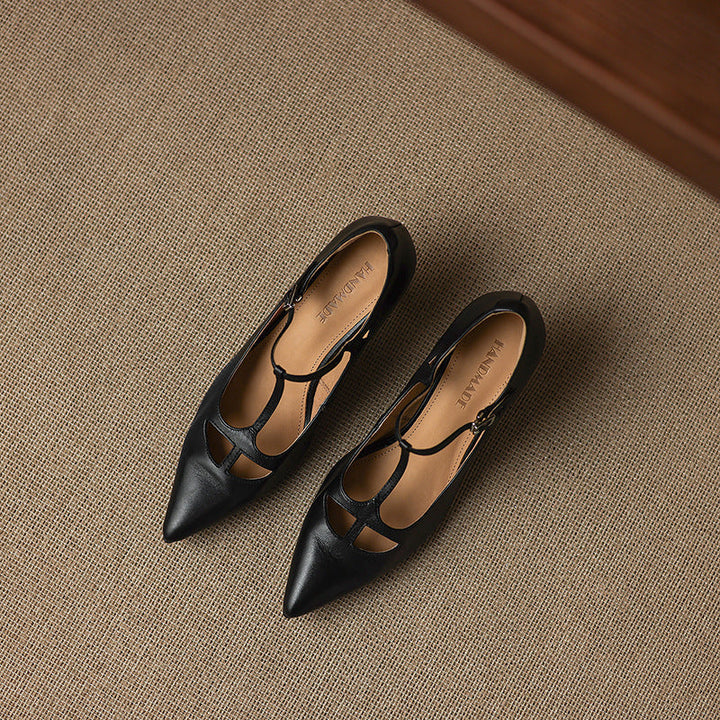 Womens Pumps Genuine Leather Classic Fit