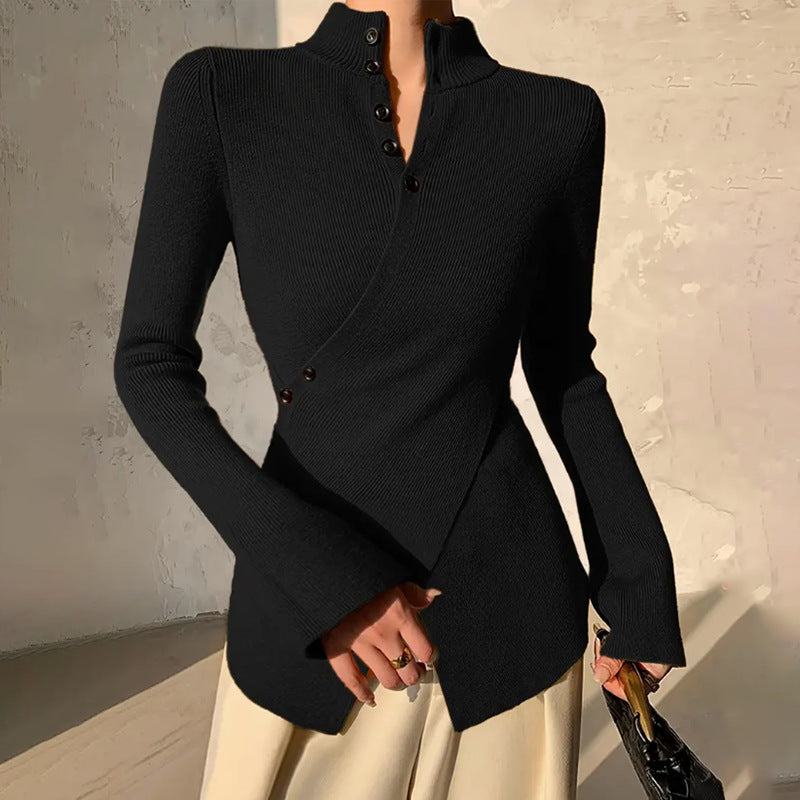 Womens Wrap Sweater Cozy Fit
