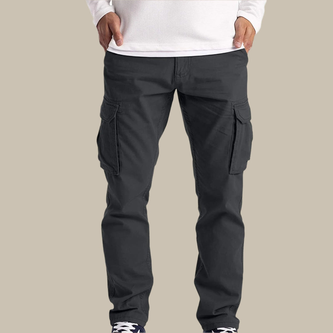 Mens Cargo Pants Stretch Comfortable Fit