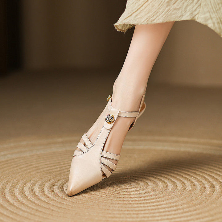 Womens Heels Genuine Leather Classic Fit