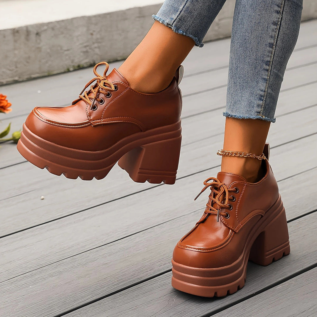 Womens Platform Shoes with Elevated Sole
