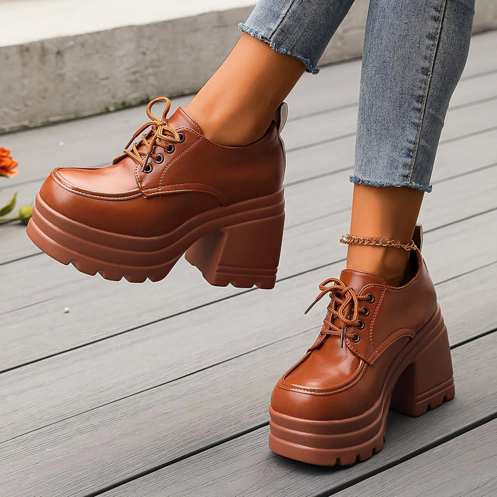 Womens Platform Shoes with Elevated Sole