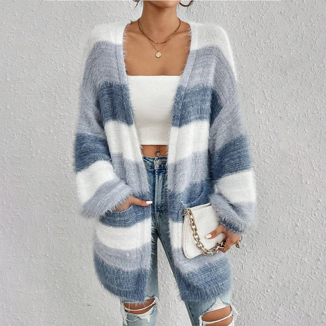 Womens Crew Neck Sweater Large Cozy Fit - BritishMode