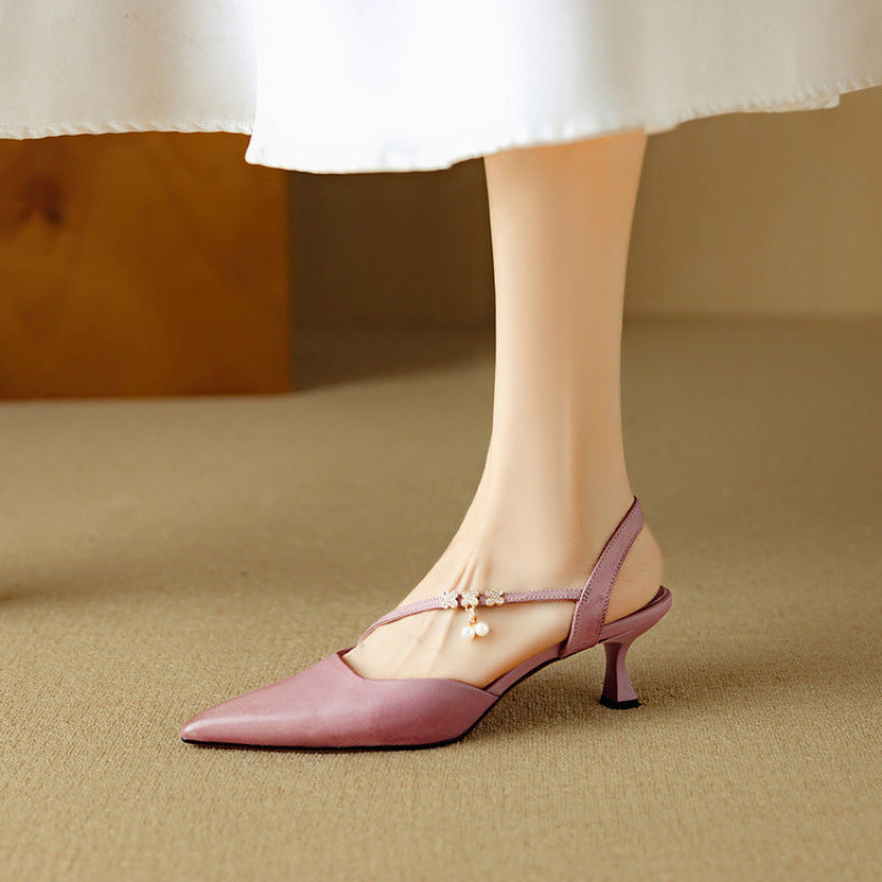 Womens Heels Genuine Leather Classic Fit - BritishMode