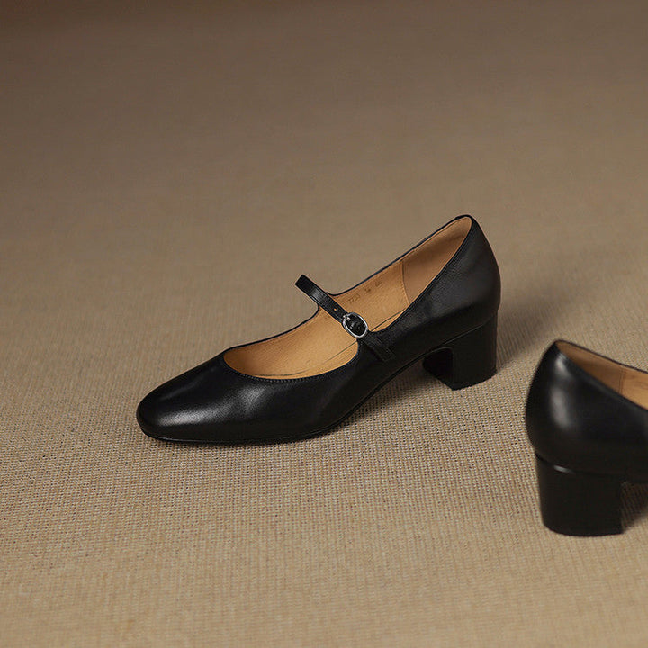 Womens Pumps Genuine Leather Classic Fit