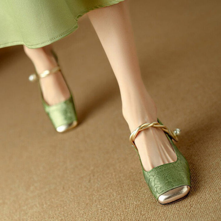 Womens Leather Heels Classic Fit
