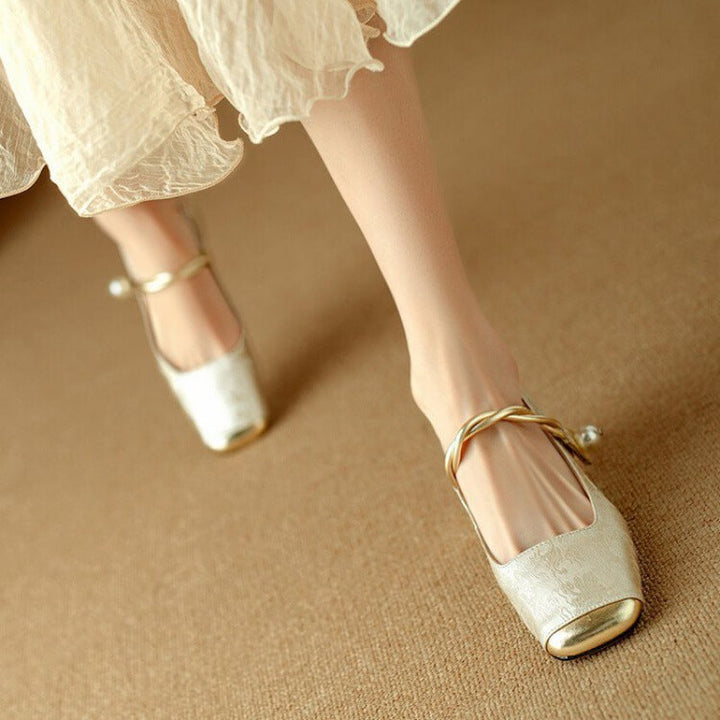 Womens Leather Heels Classic Fit