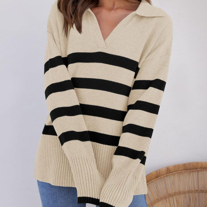 Womens Oversized Knit Sweater Cozy Casual Fit