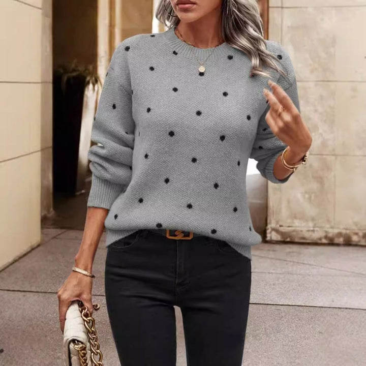 Womens Pullover Sweater Loose Fit Comfortable Knit