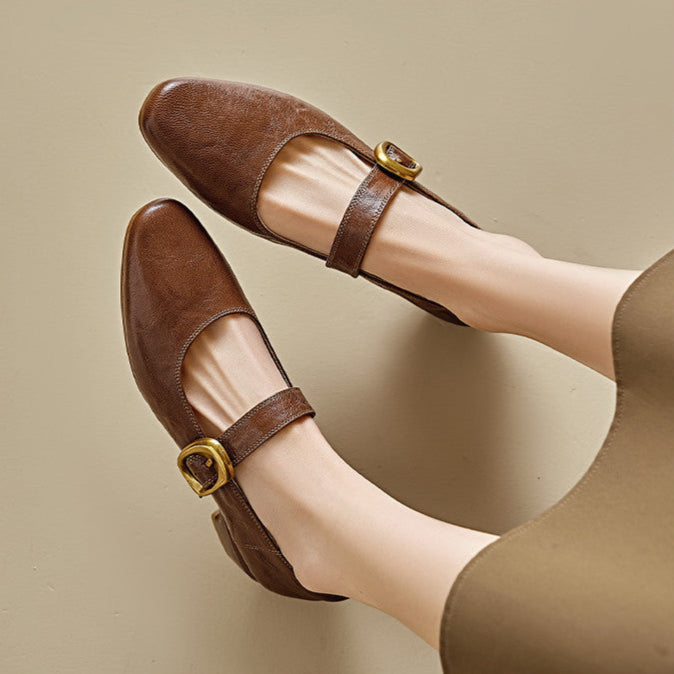 Womens Pumps Genuine Leather Classic Fit