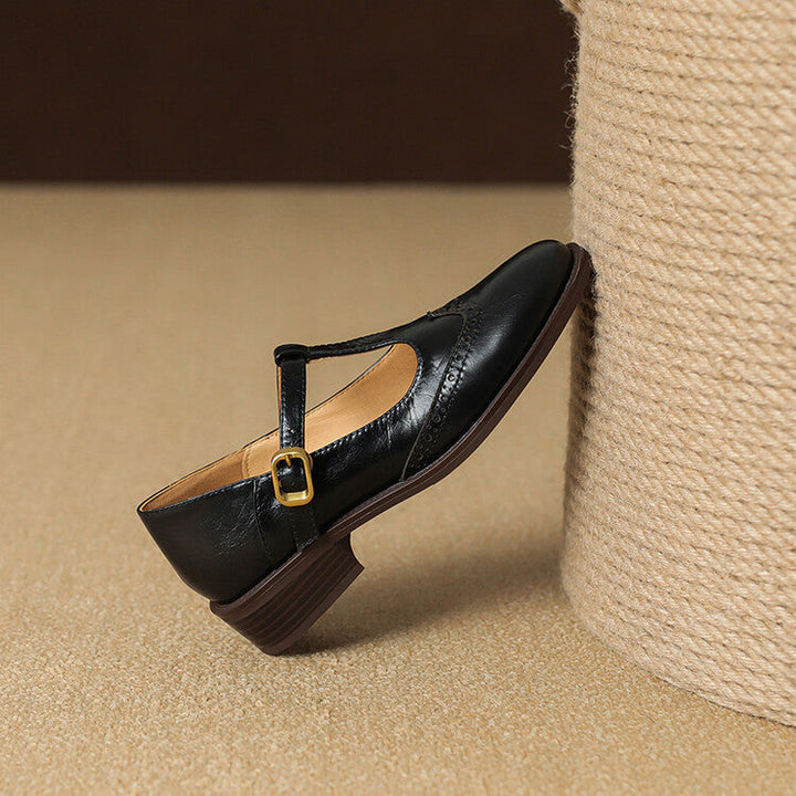 Womens Genuine Leather Shoes Classic Fit