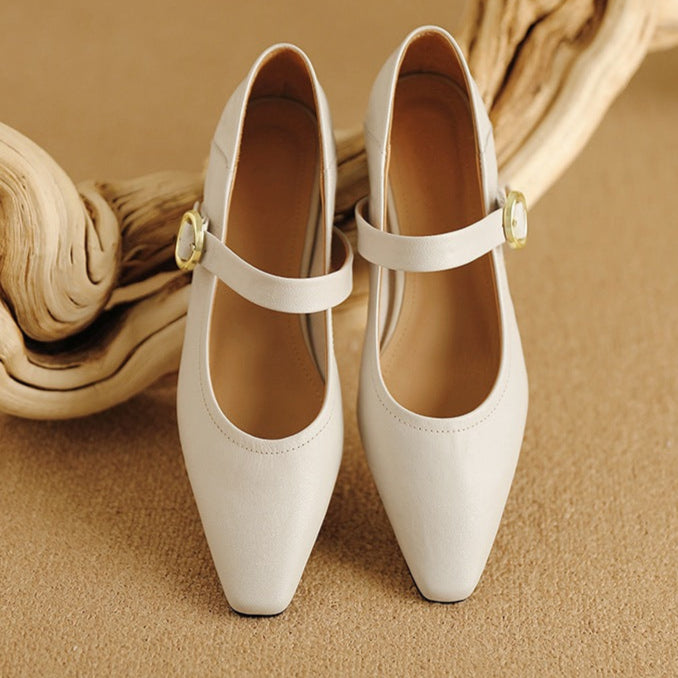 Womens Heels Genuine Leather Classic Fit