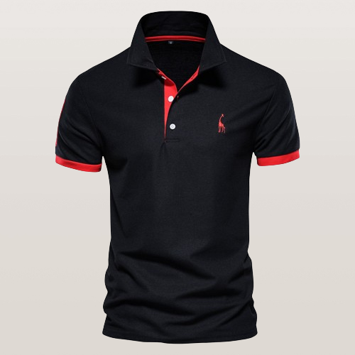 Mens Polo Shirt Breathable Relaxed Fit