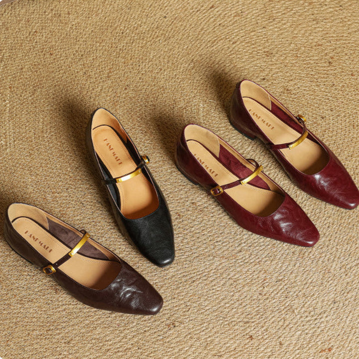 Womens Genuine Leather Pumps Classic Fit