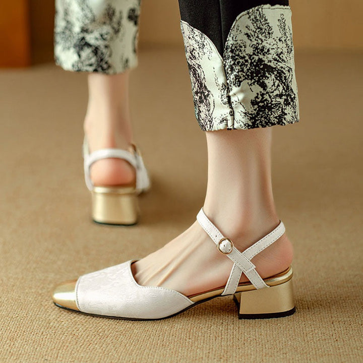Womens Slingback Shoes with Adjustable Strap
