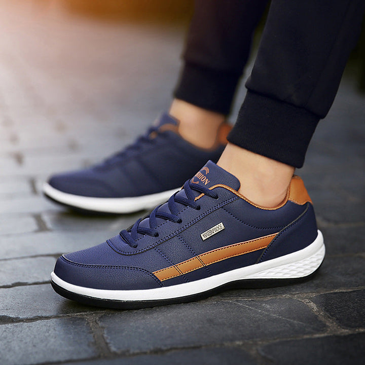 Mens Casual Sneakers Lace-Up Cushioned Grip Sole