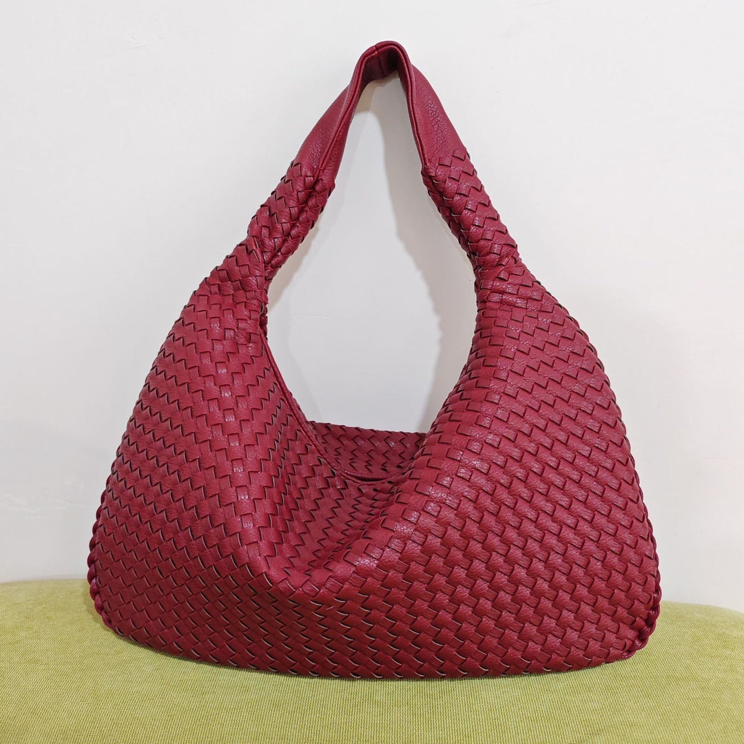 Unisex Woven Shopping Bag Durable Lightweight