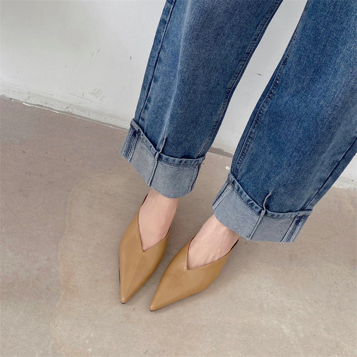 Womens Slip-On Mules Comfortable Casual