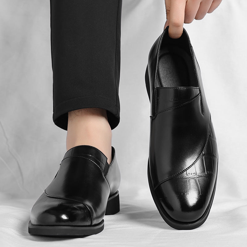 Womens Leather Loafers with Lurex Detail