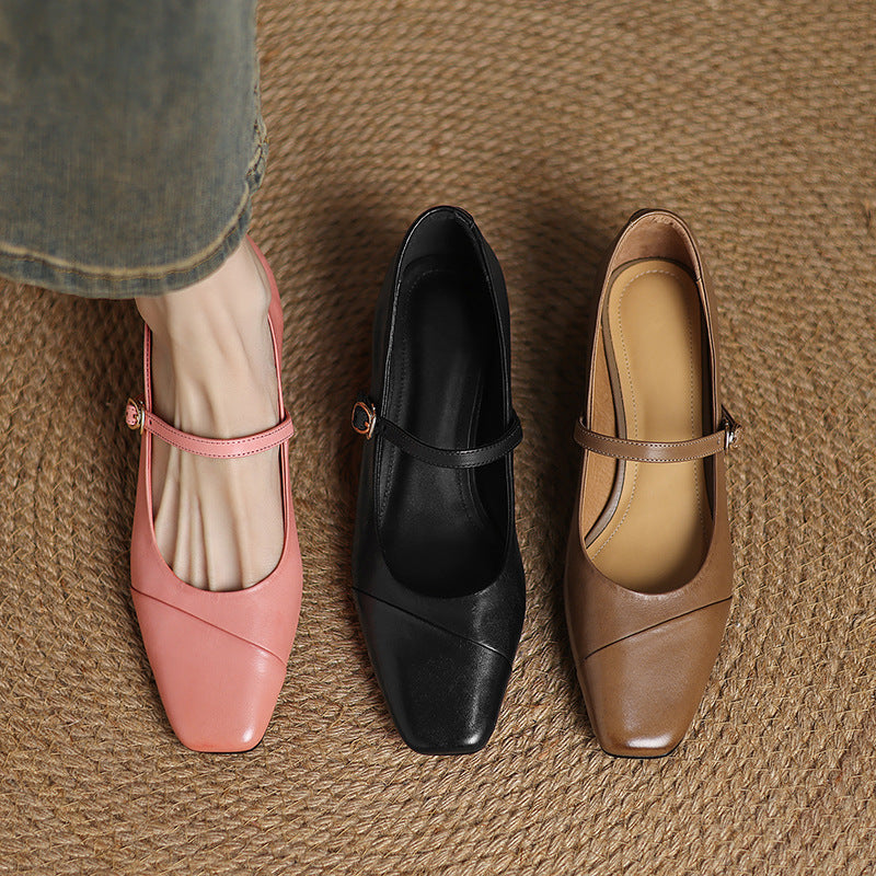 Womens Heels Genuine Leather Classic Fit