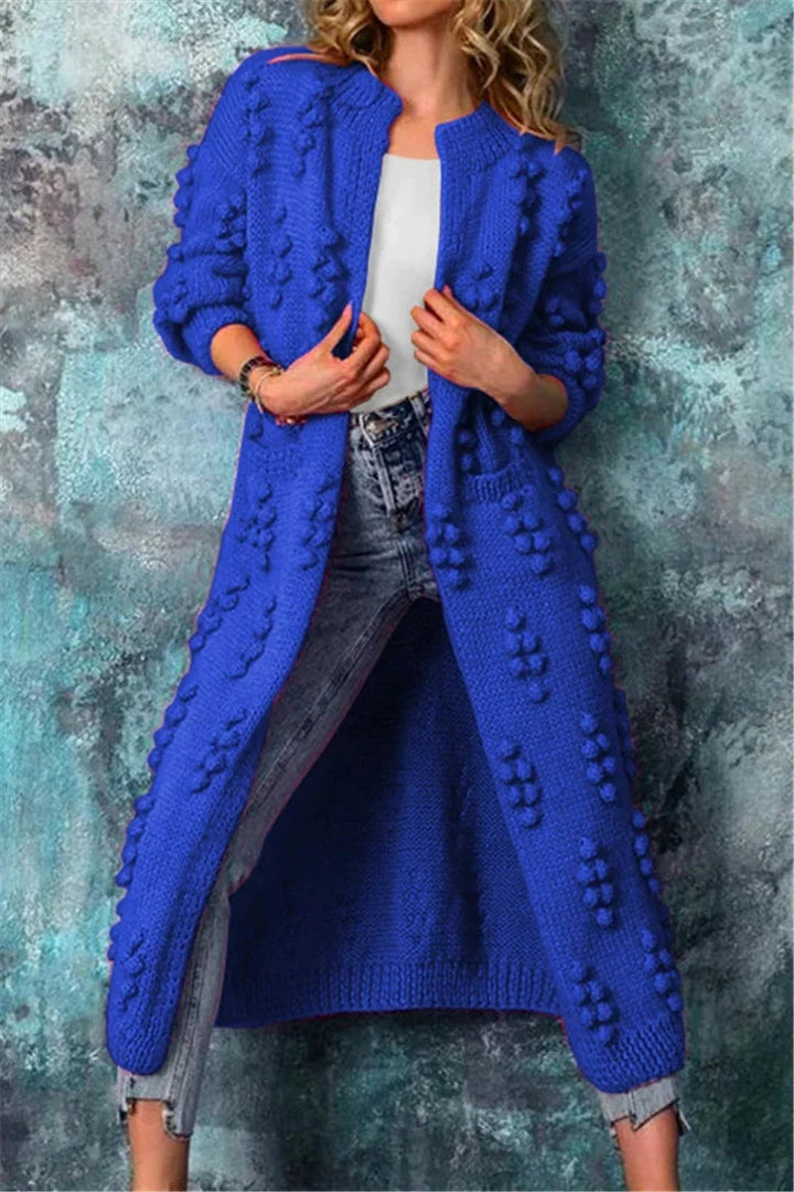 Womens Oversized Cardigan Sweater Open Front Cozy Fit