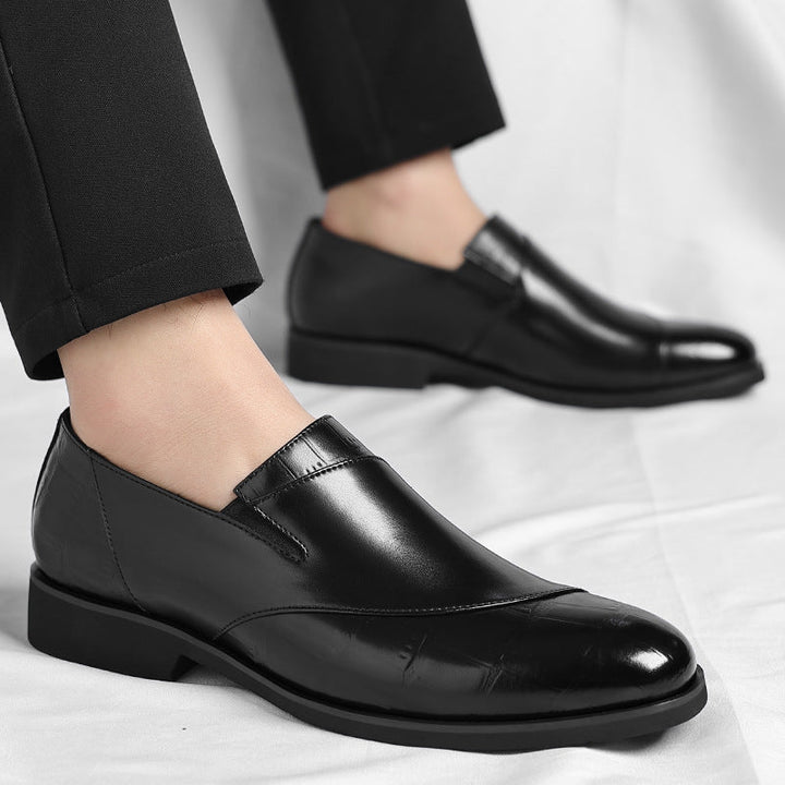 Womens Leather Loafers with Lurex Detail