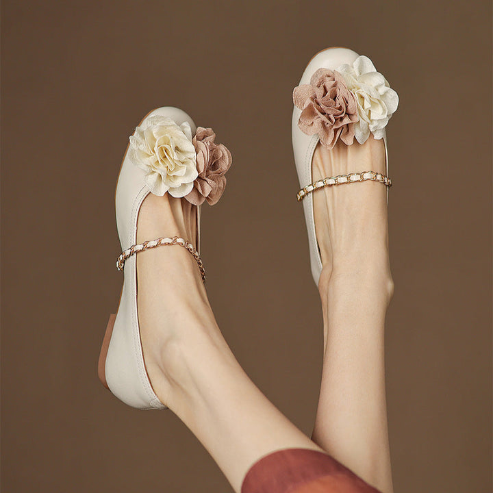 Womens Genuine Leather Shoes Classic Fit