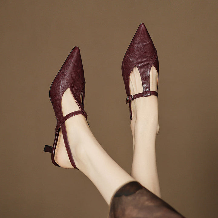 Womens Heels Genuine Leather Classic Fit - BritishMode