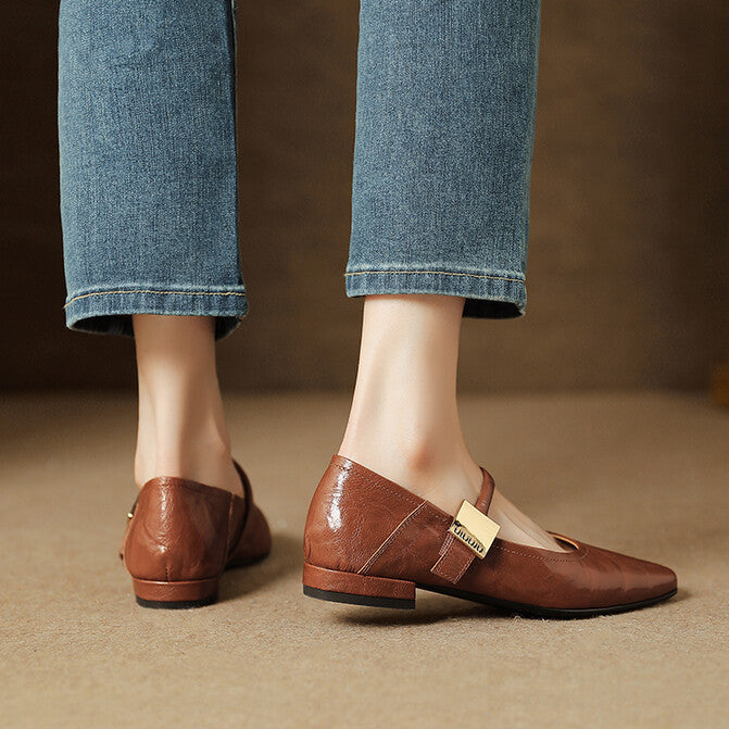 Womens Pumps Genuine Leather Classic Fit