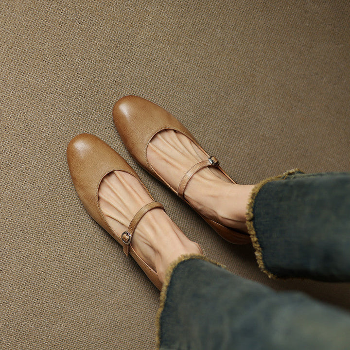 Womens Pumps Genuine Leather Classic Fit
