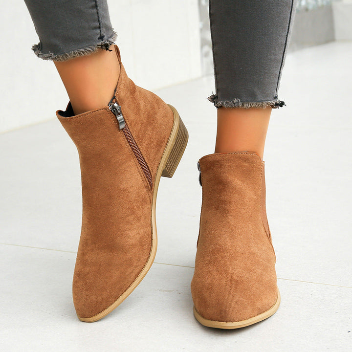 Womens Ankle Boots Leather Classic Fit