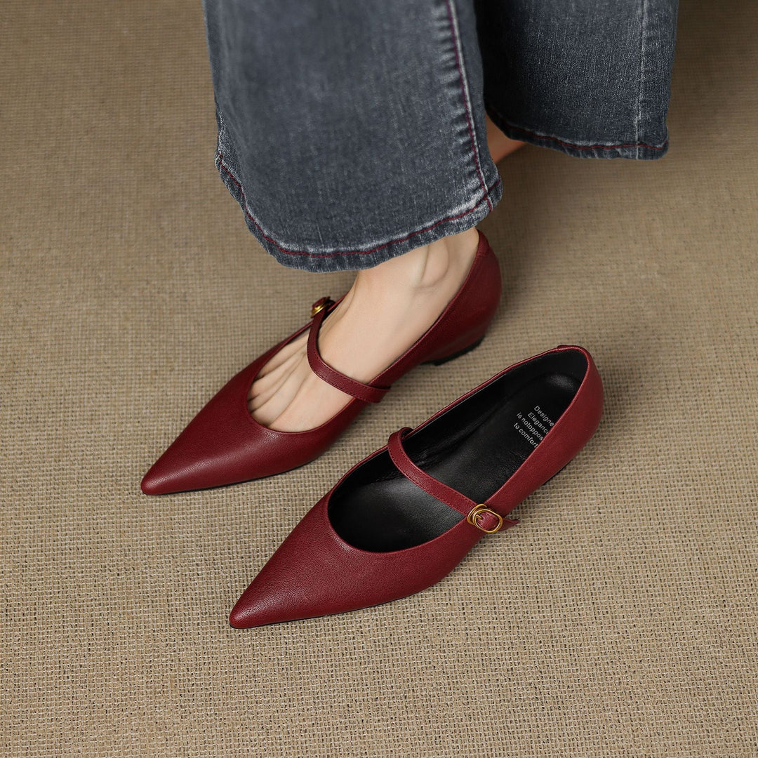 Womens Heels Genuine Leather Classic Fit