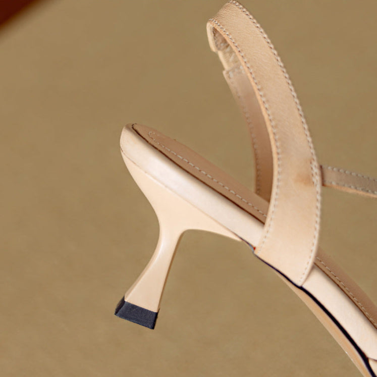 Womens Heels Genuine Leather Classic Fit