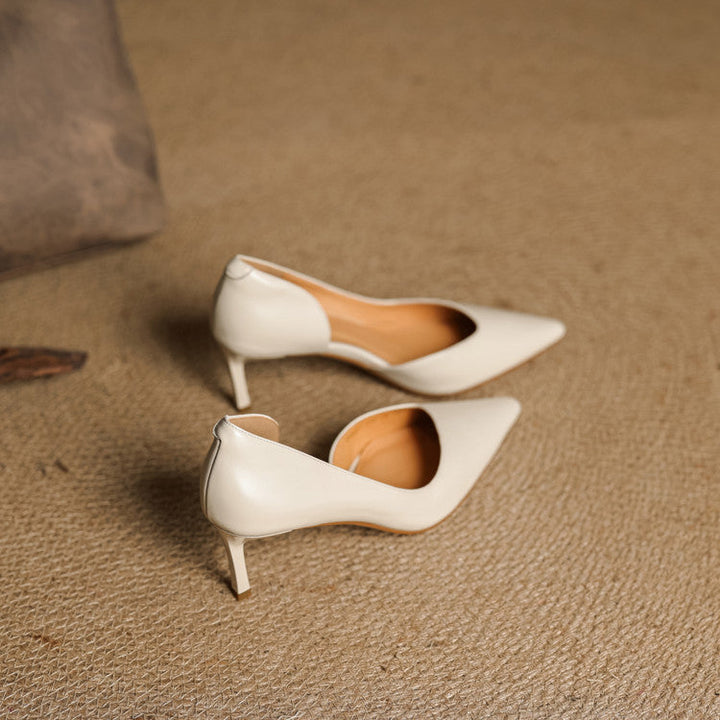 Womens Heels Genuine Leather Classic Fit