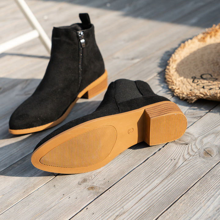 Womens Ankle Boots Leather Classic Fit