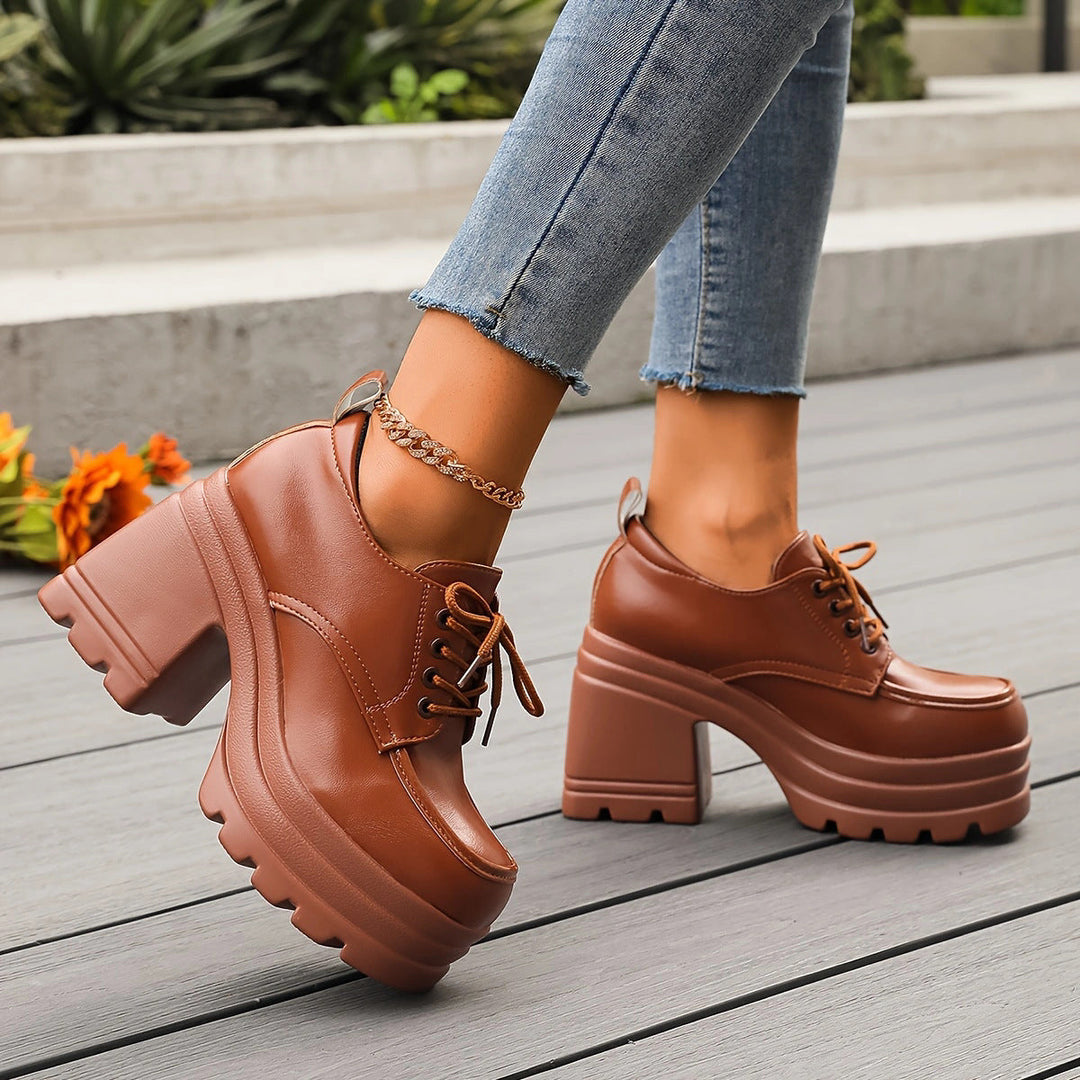 Womens Platform Shoes with Elevated Sole