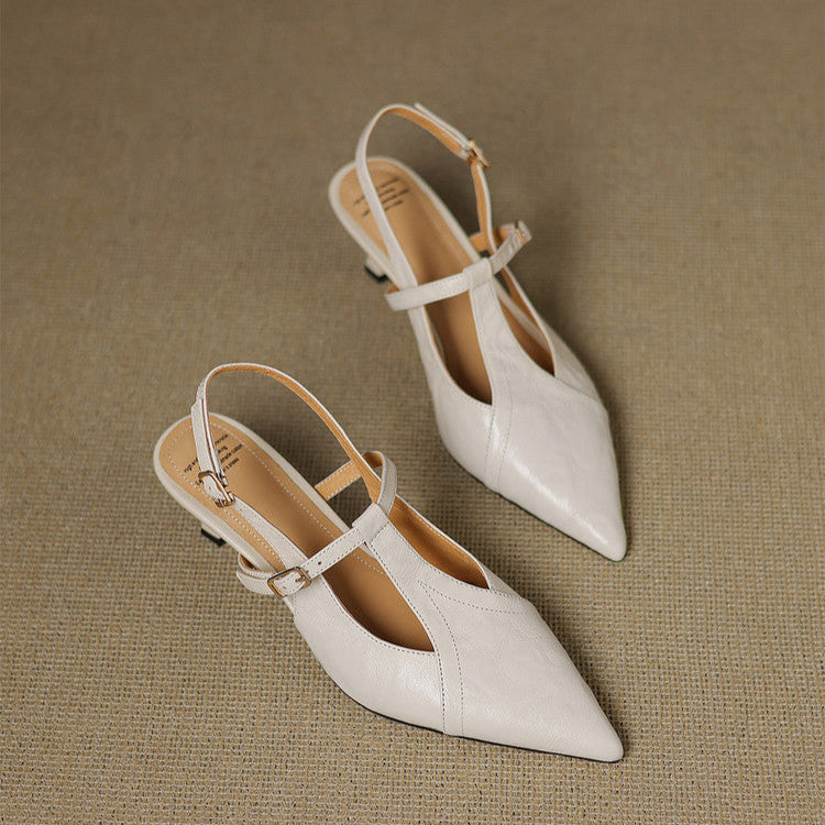 Womens Heels Genuine Leather Classic Fit
