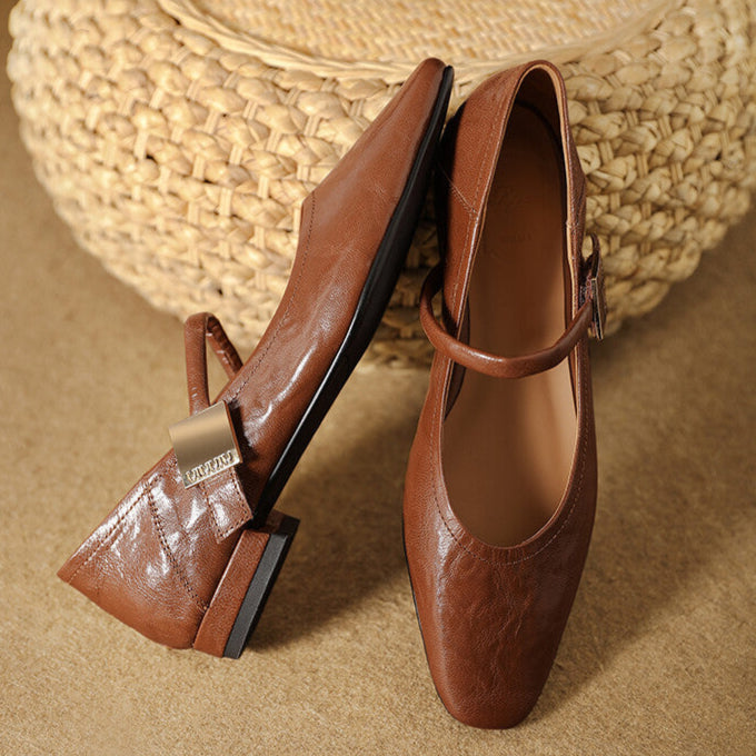 Womens Pumps Genuine Leather Classic Fit