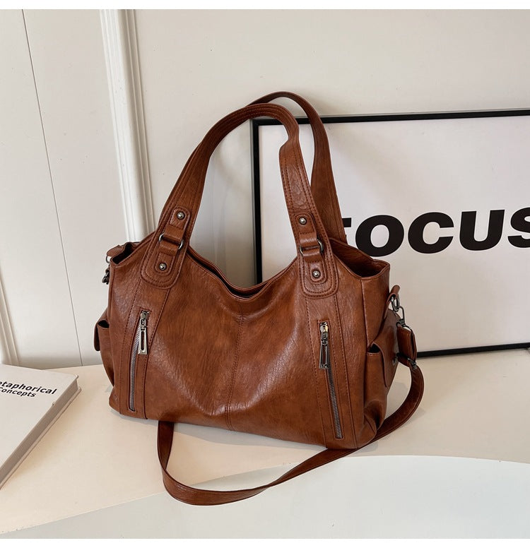 Womens One Shoulder Bag Spacious Simple Design