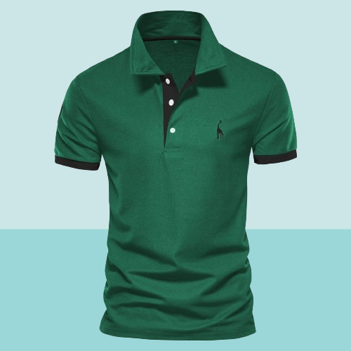 Mens Polo Shirt Breathable Relaxed Fit