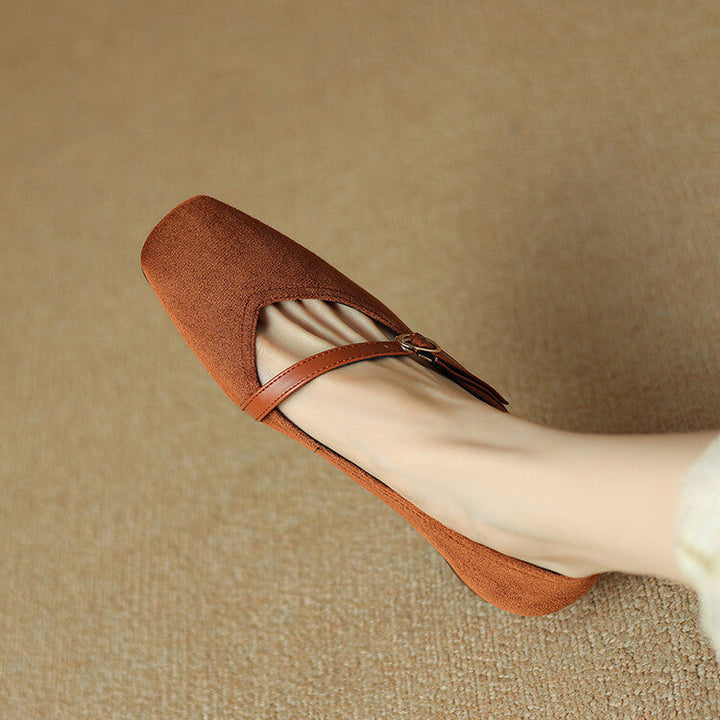 Womens Suede Heels Classic Fit