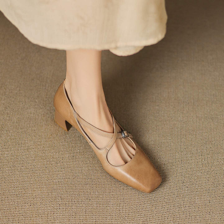 Womens Leather Heels Genuine Leather Classic Fit
