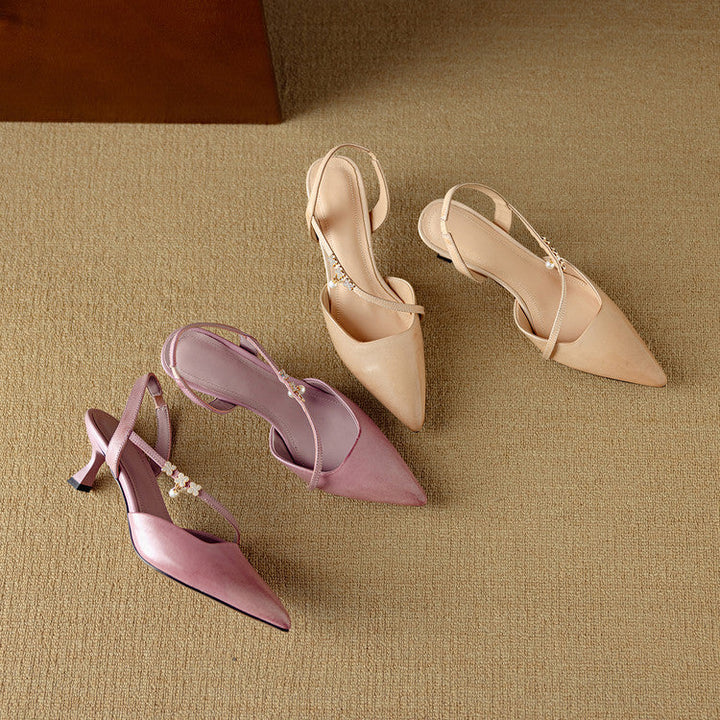 Womens Heels Genuine Leather Classic Fit