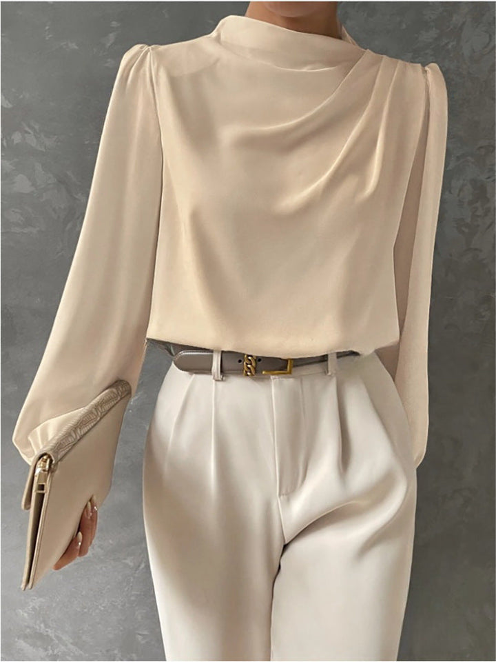 Womens Casual Blouse Loose Fit Cotton - BritishMode